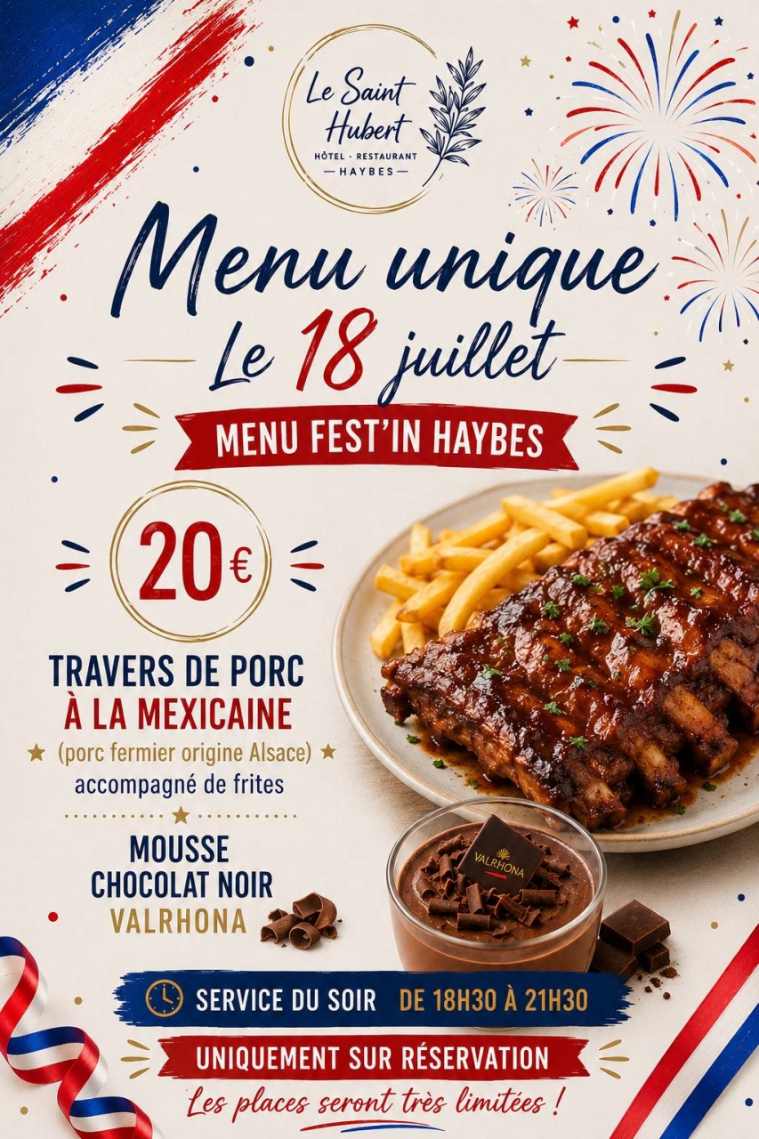 Saint-Hubert - Restaurant Haybes - meilleur resto HAYBES